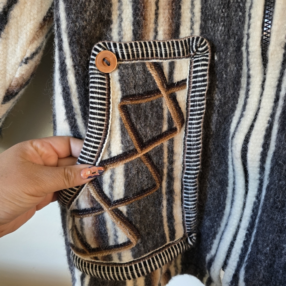 Peruvian Alpaca Wool Blend Jacket - image 5